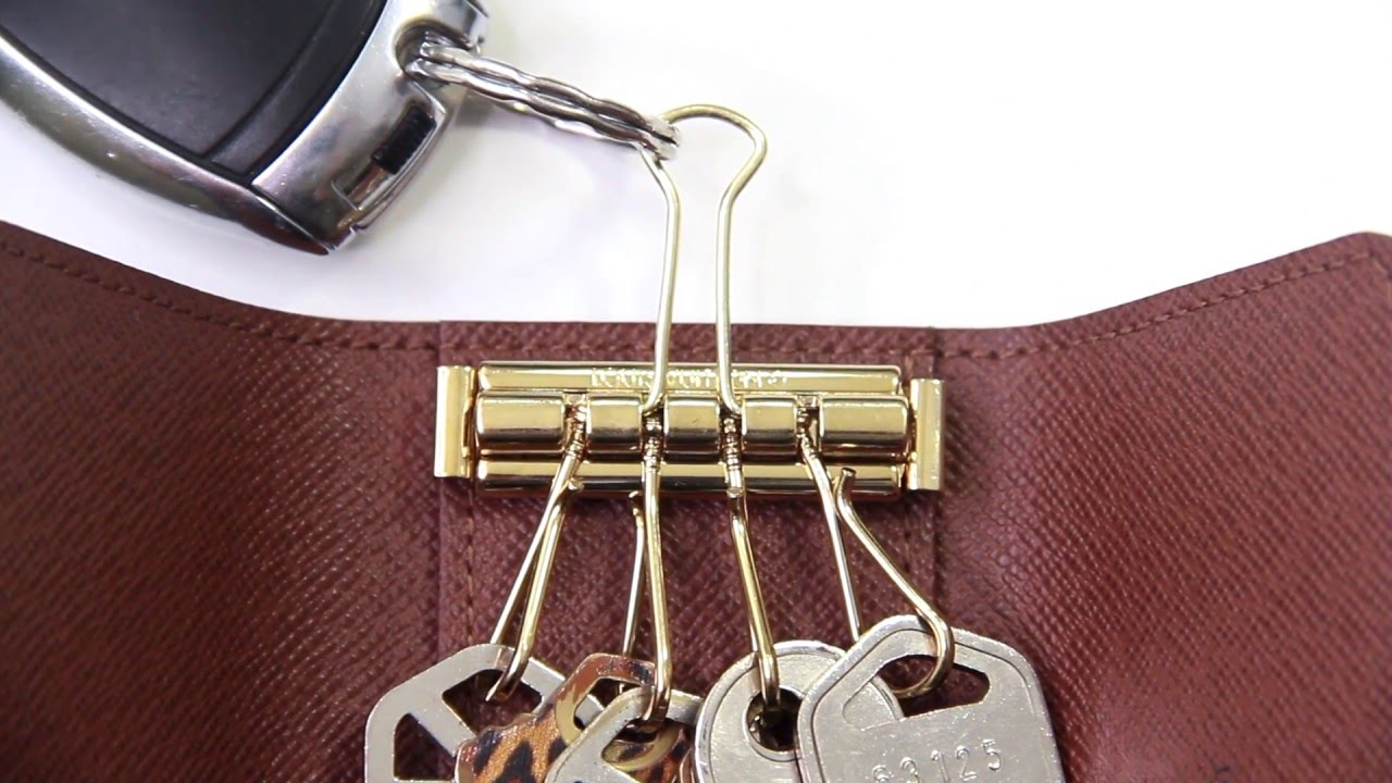 Here is a simple solution to making the Louis Vuitton Key Holder attachable to your key fob, key chain, or key ring without having to use its key hook