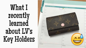 What I learned about the LV Key Holder // Easy way to attach keys
