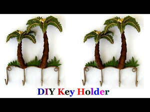 How to make Palm tree key Holder/key hook at home step by step | DIY Room decor/wall decor idea Hello viewers! Welcome to my channel, Today I will tell you ...