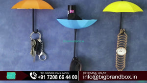 3 pcs Set - Umbrella Shape Hook Key Holder- These lovely hooks can be widely used in your home