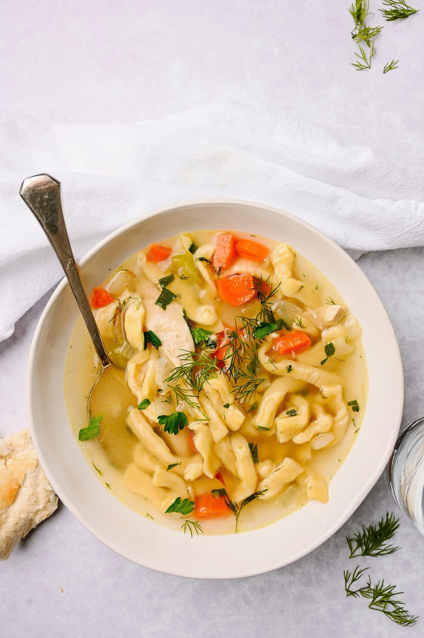 Chicken Soup with Homemade Noodles