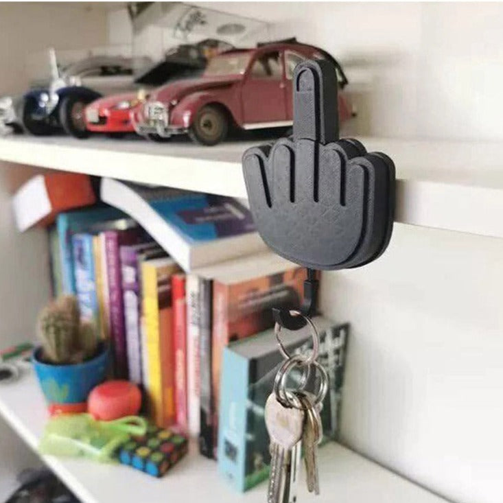 Middle Finger Wall Key Hook