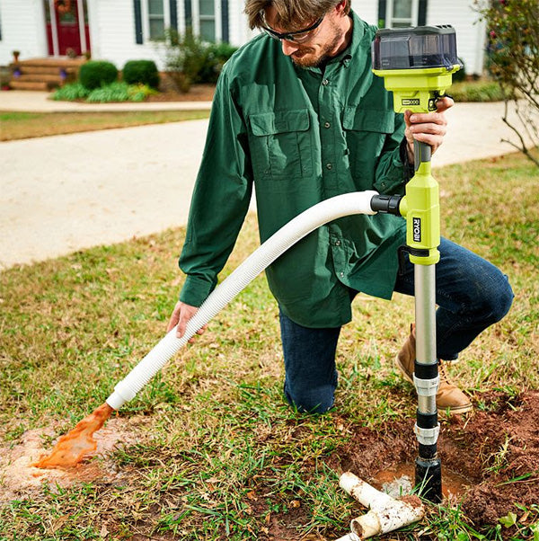 New Ryobi Cordless Telescoping Pole Pump