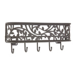 Large Wall Mount Mail & Key Organizer Dark Grey