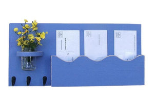 Mail Organizer - Mail And Key Holder - Key Hooks -Mason Jar