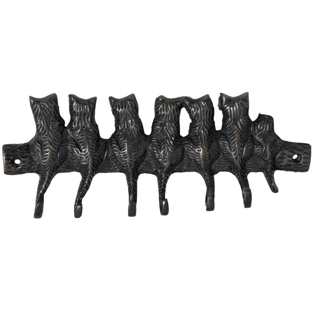 Metal Cat's Tails Key Hooks