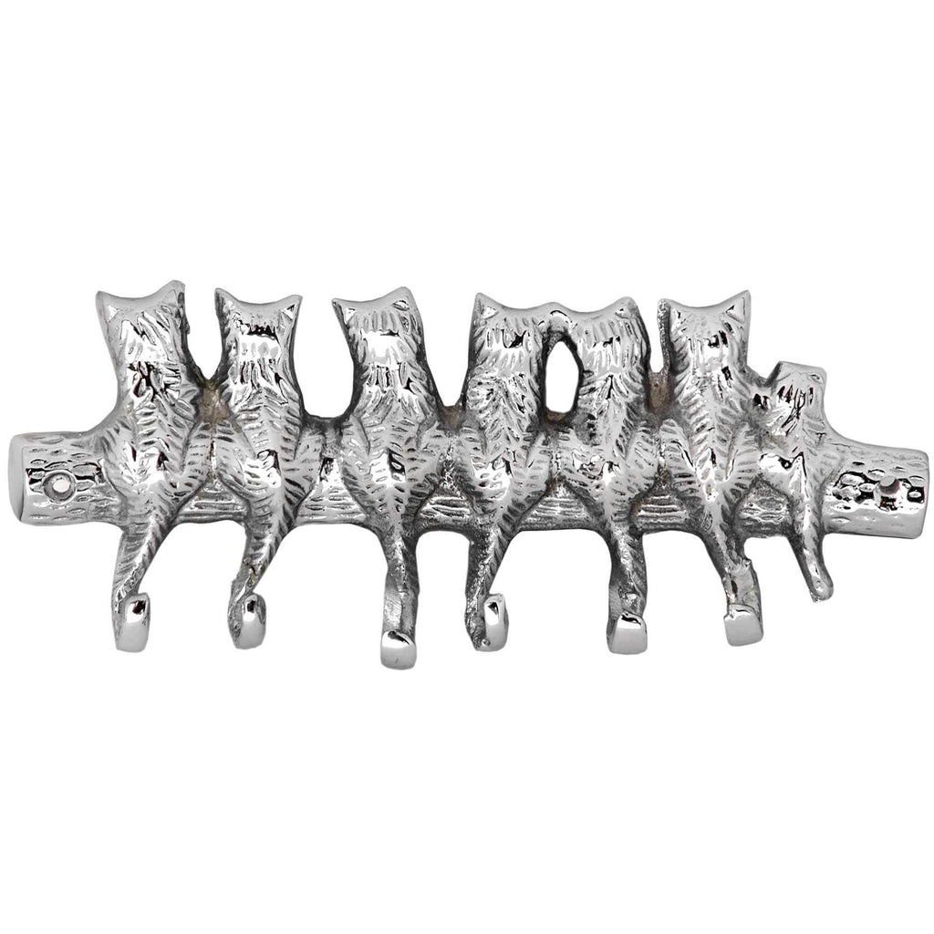 Metal Cat's Tails Key Hooks