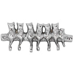 Metal Cat's Tails Key Hooks