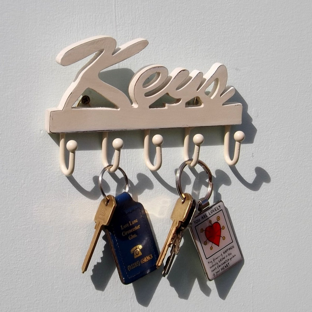 KEYS Vintage Cream Key hook Rack