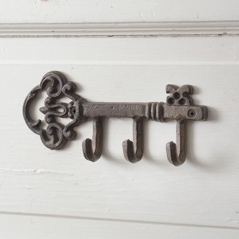 Cast Iron Key Hook (Set of 4)