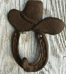 ** 70 pcs**Western Cast Iron Cowboy Hat & Horseshoe Hook Bulk Sale.