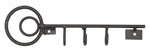 Wrought Iron SKELETON KEY HOOKs Metal Wall Mount Hanger Amish Blacksmith USA