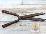 Rustic metal shears key rack