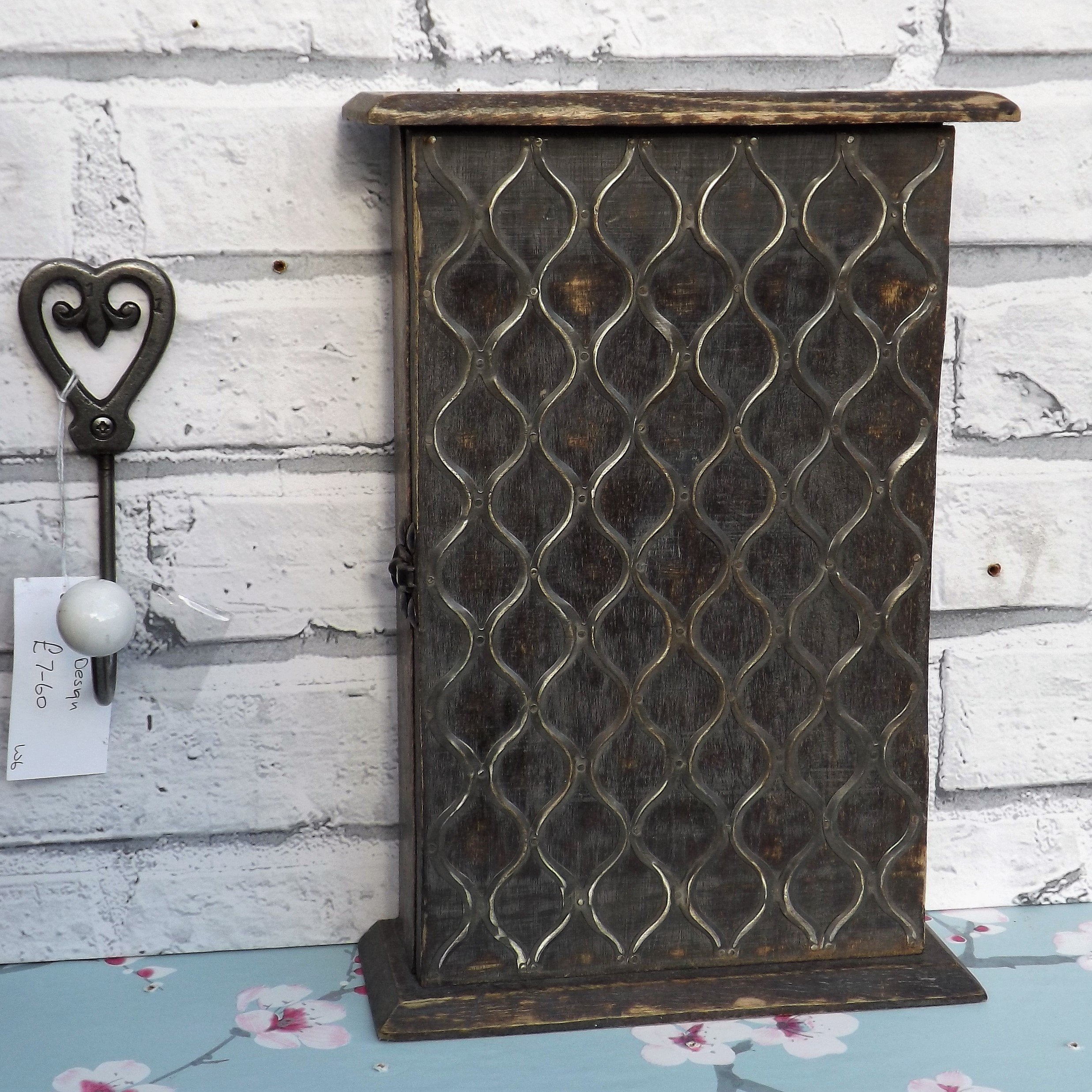 Late Gothic Style Key Hook Box