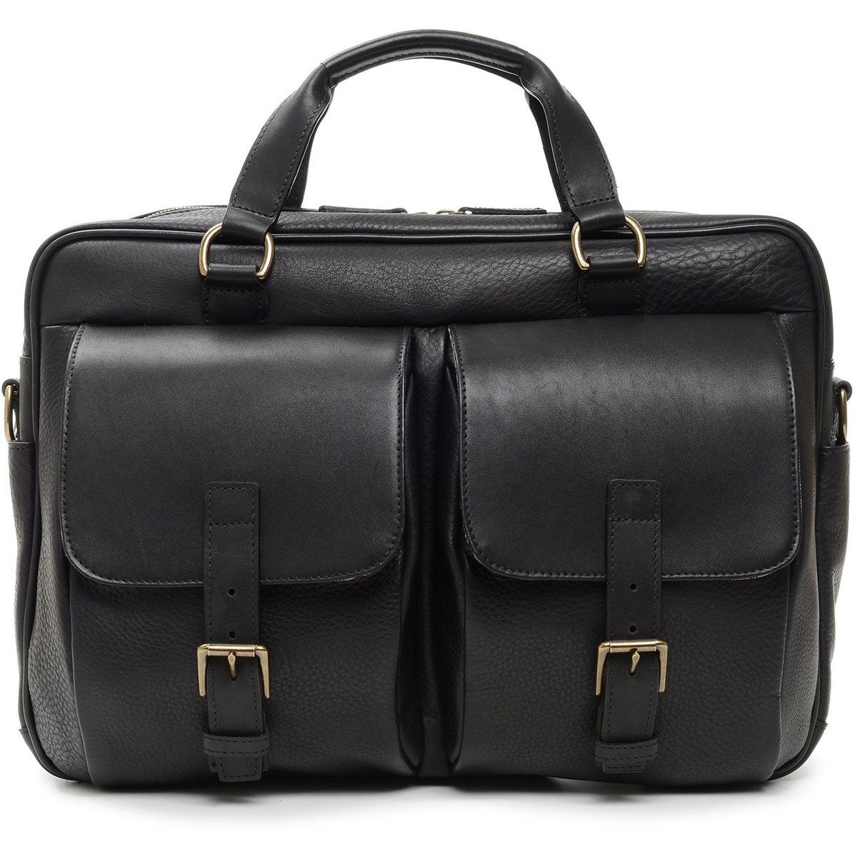 Korchmar Milled Collection Barton Leather Laptop Briefcase