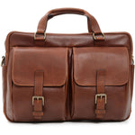 Korchmar Milled Collection Barton Leather Laptop Briefcase