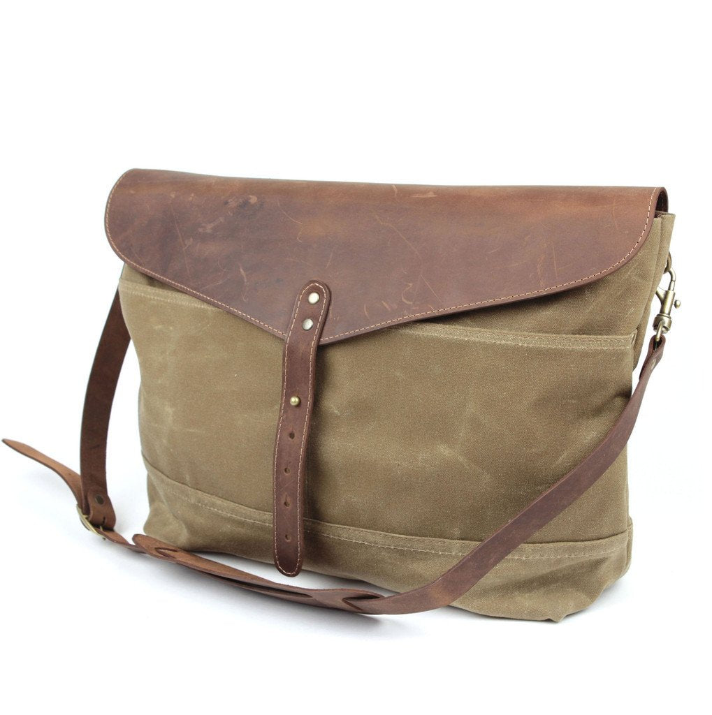 Workers Supply Postman Messenger Bag in Sage