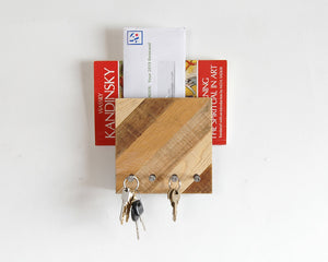 Entryway Mail and Key Organizer - Diagonal Pattern