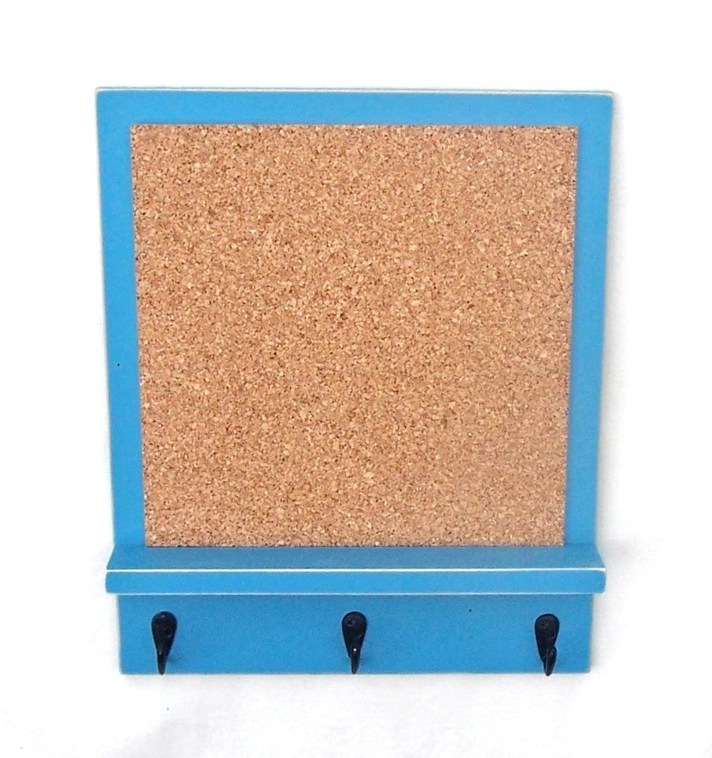 Cork Board - Bulletin Board - Message Board - Key Hooks