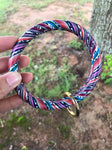 Serape Leopard Key Ring
