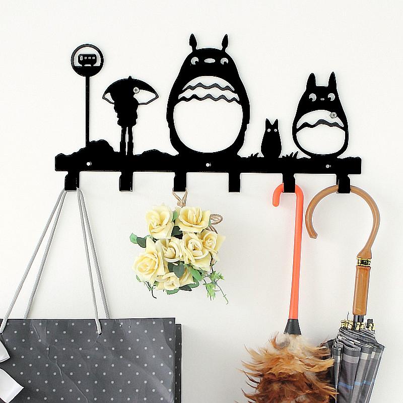 Creative Cartoon Wall Decoration Key Holder Home Furnishing Clothes Metal Hook Clothes Hanger Hook Key Hook