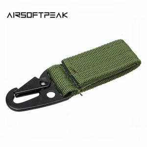Carabiner High Strength Nylon Tactical Backpack Key Hook Webbing Buckle Hanging System Molle Waist Belt Buckle Outdoor Tools